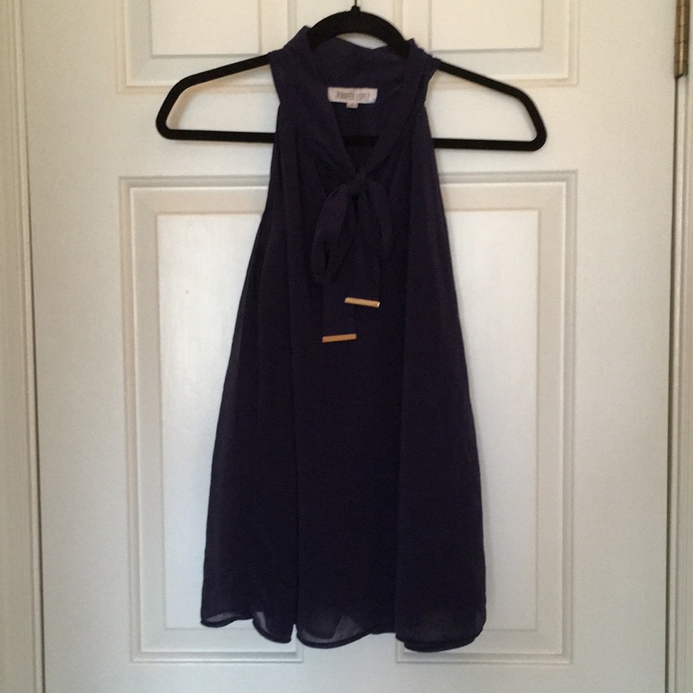 Racerback tank blouse